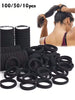 100/50/10pcs Hair Ties, Minimalist High Elasticity Hair Ties, Suitable For Daily Outdoor Leisure Sports, Hair Accessories